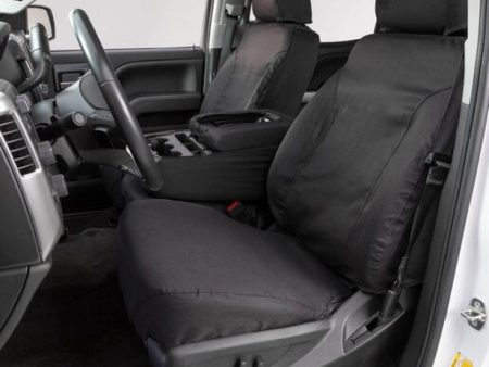 Covercraft 04-08 Ford F150 Polycotton SeatSaver Custom Front Row Seat Covers - Charcoal For Sale