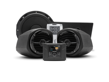 Rockford Fosgate Polaris General 400 watt Stereo Front Lower Speaker w subwoofer Kit Online Sale