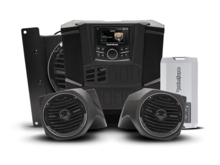 Rockford Fosgate 15-17 Polaris Ranger (Gen 1) 400 Watt Stereo Front Speaker w  Subwoofer Kit Hot on Sale