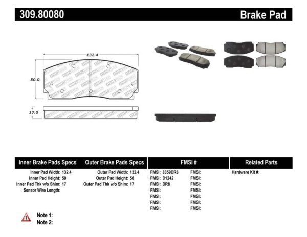 StopTech Performance Brake Pads Online now