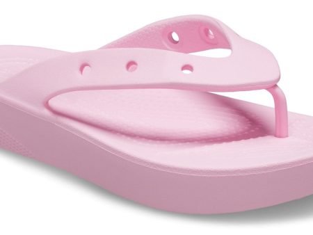 Crocs 207714 Womens Classic Platform Toe-Post Sandal Sale