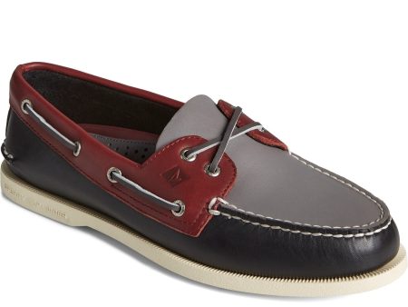 Sperry Authentic Original 2-Eye Tri-Tone Mens Boat Shoe Discount