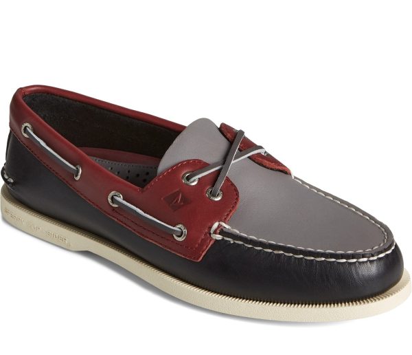 Sperry Authentic Original 2-Eye Tri-Tone Mens Boat Shoe Discount