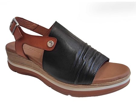 Paula Urban 2-367 Womens Leather Open Toe Sandal Fashion