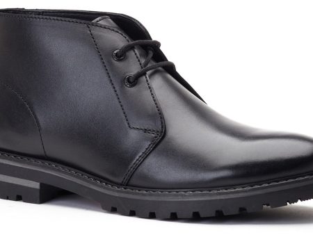 Base London Swan Waxy Mens Leather Chukka Boot Online now