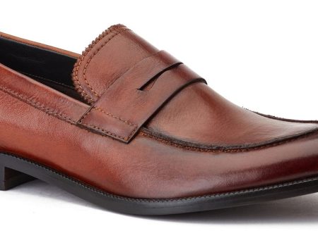 Base London Danbury Mens Leather Penny Loafer For Sale