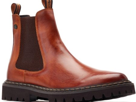 Base London Utah Mens Leather Chelsea Boot Discount