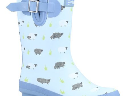 Cotswold Farmyard Womens Printed Mid Wellington Online Sale