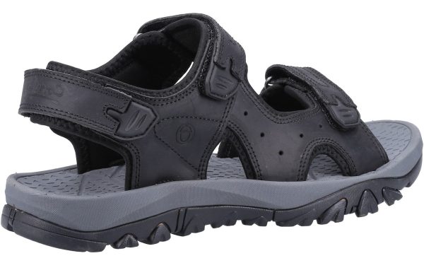 Cotswold Lansdown Mens Leather Touch-Fastening Sandal Online now