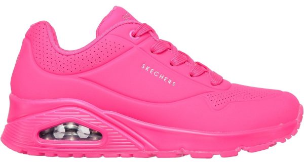 Skechers 73667 Uno Night Shades Womens Lace Up Trainer Online Sale