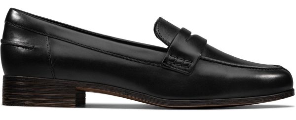 Clarks Hamble Loafer Womens Leather Slip On Shoe Hot on Sale