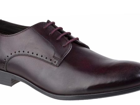 Base London Westbury Washed Mens Plain Toe Derby Shoe Fashion