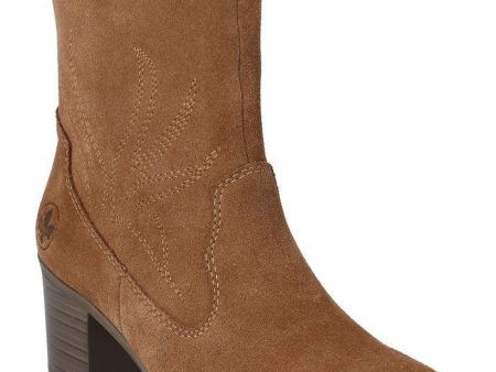 Rieker Y2057-20 Womens Suede Leather Ankle Boot Supply