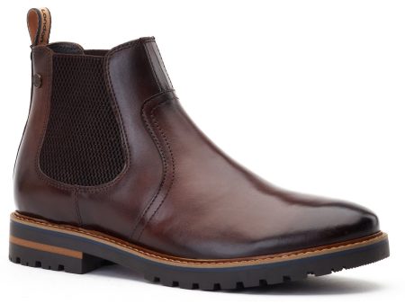 Base London Cutler Washed Mens Leather Chelsea Boot Fashion