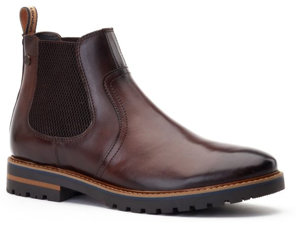 Base London Cutler Washed Mens Leather Chelsea Boot Fashion