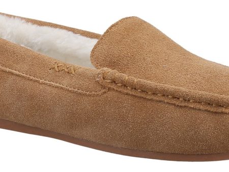 Hush Puppies Annie Womens Suede Mocassin Slipper Cheap