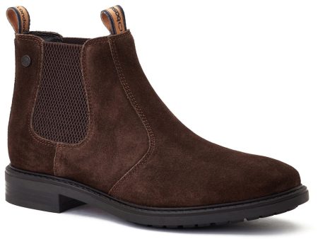 Base London Nelson Mens Suede Leather Chelsea Boot Online Sale