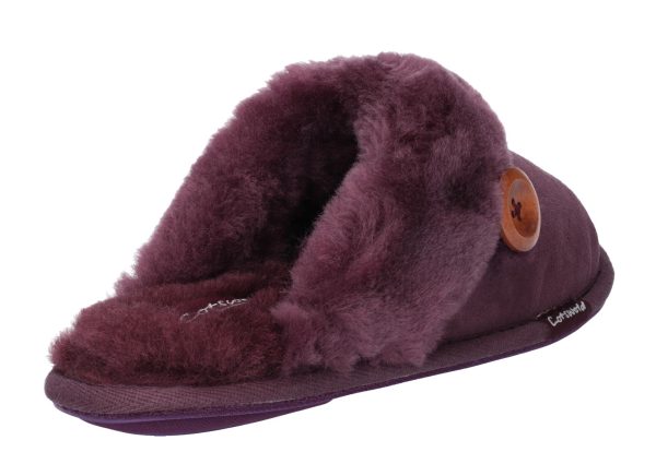 Cotswold Lechlade Womens Sheepskin Mule Slipper For Cheap