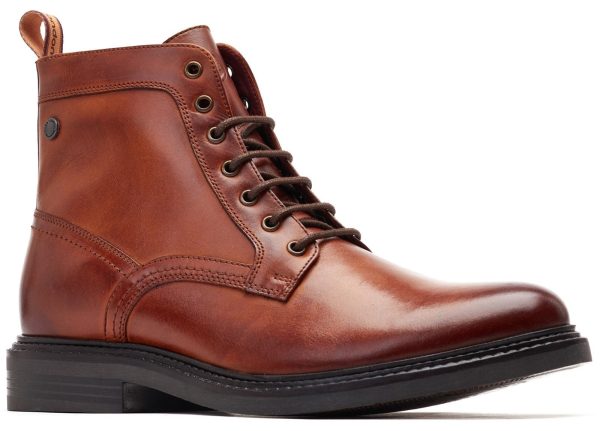 Base London Peyton Mens Leather Combat Boot For Cheap