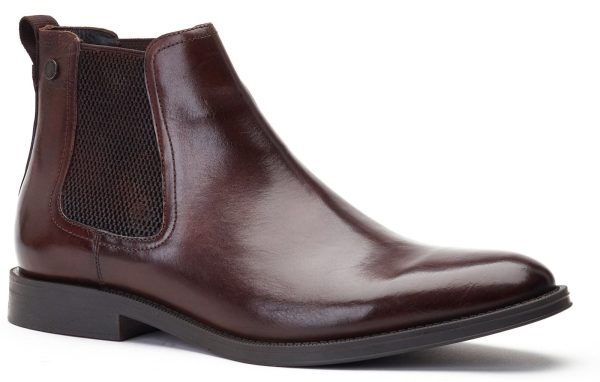 Base London Bradwell Waxy Mens Leather Chelsea Boot For Cheap