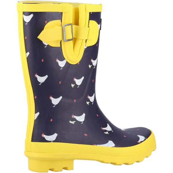 Cotswold Farmyard Womens Printed Mid Wellington Hot on Sale