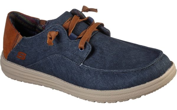 Skechers 210116 Melson Planon Mens Slip On Casual Shoe For Cheap