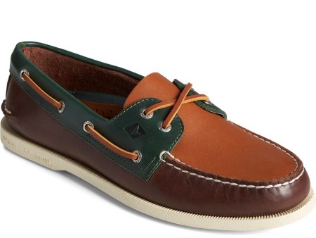 Sperry Authentic Original 2-Eye Tri-Tone Mens Boat Shoe Fashion