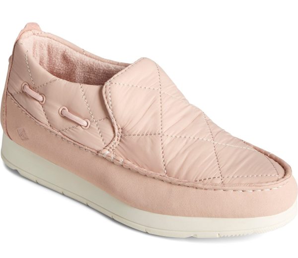 Sperry Moc-Sider Nylon Quilted Womens Slip On Shoe Fashion