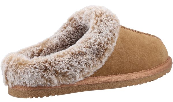 Hush Puppies Amara Womens Suede Leather Slipper For Discount