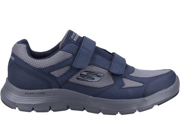 Skechers 232578 Flex Advantage 4.0 Fortner Mens Touch Fastening Trainer For Cheap