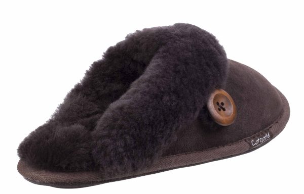 Cotswold Lechlade Womens Sheepskin Mule Slipper on Sale