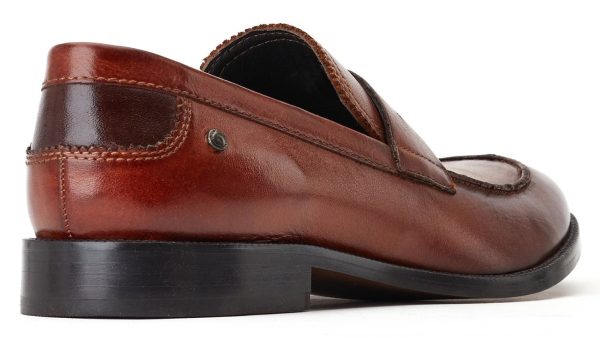 Base London Danbury Mens Leather Penny Loafer For Sale