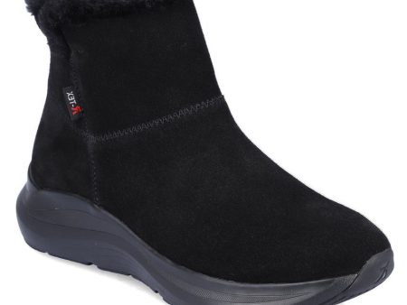 Rieker Evolution 42170-00 Womens Leather Warm Lined Ankle Boot Online Hot Sale