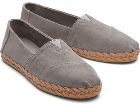 TOMS Alpargata Leather Wrap Womens Slip On Shoe on Sale