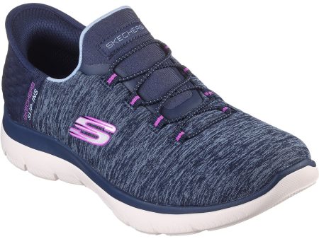 Skechers Slip-Ins™ 149937W Summits Dazzling Haze Womens Wide Fit Trainer Hot on Sale