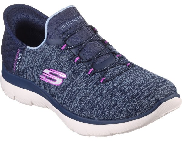 Skechers Slip-Ins™ 149937W Summits Dazzling Haze Womens Wide Fit Trainer Hot on Sale