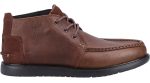 TOMS Navi Moc Mens Leather Lace Up Chukka Boot Cheap