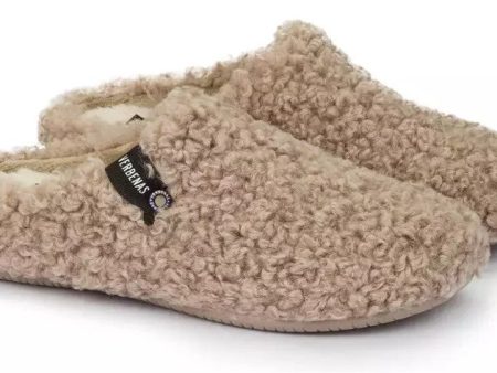 Verbenas York Curly Womens Warm Lined Slipper Online Hot Sale