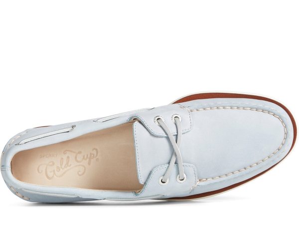 Sperry Gold Cup Authentic Original 2-Eye Cross Lace Mens Boat Shoe Hot on Sale