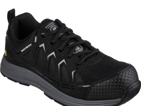 Skechers Work 200127EC Malad II Mens Lace Up Work Trainer Fashion