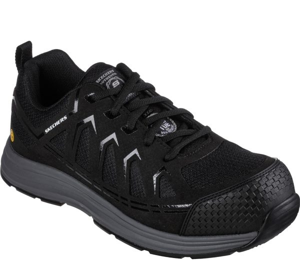 Skechers Work 200127EC Malad II Mens Lace Up Work Trainer Fashion