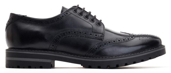 Base London Gibbs Waxy Mens Leather Lace Up Brogue Online Hot Sale