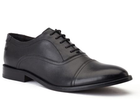 Base London Crane Mens Toe Cap Detail Oxford Shoe on Sale