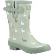 Cotswold Farmyard Womens Printed Mid Wellington Online Sale