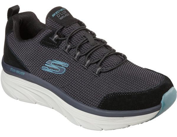 Skechers 232263 Relaxed Fit D Lux Walker Mens Slip On Trainer For Discount