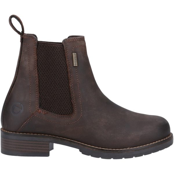 Cotswold Enstone Womens Leather Waterproof Chelsea Boot on Sale