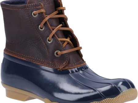 Sperry Saltwater Duck Womens Lace Up Weather Boot Online Sale