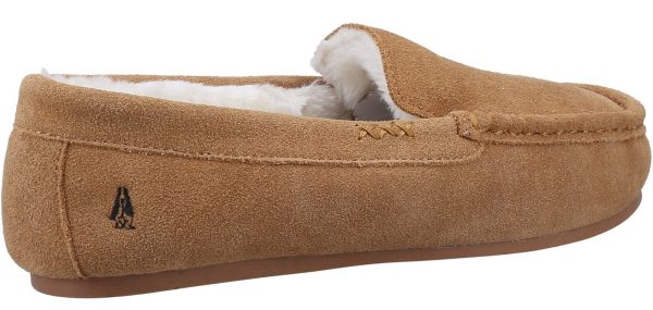 Hush Puppies Annie Womens Suede Mocassin Slipper Cheap