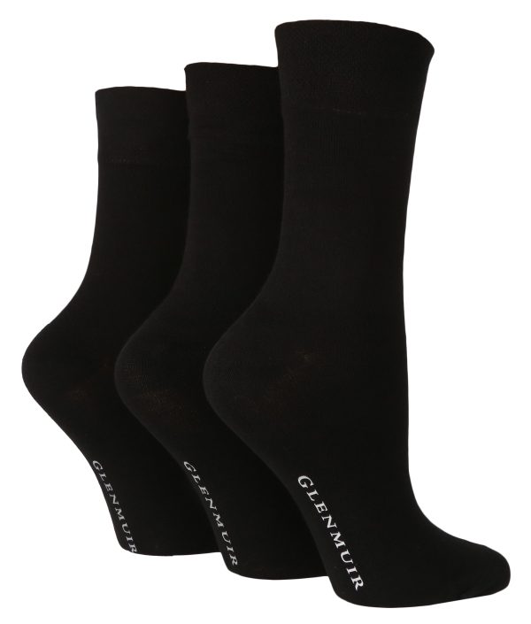 3 Pair Glenmuir Womens Gentle Grip Socks Hot on Sale