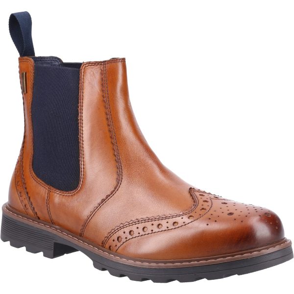 Cotswold Ford Mens Leather Waterproof Chelsea Boot Fashion